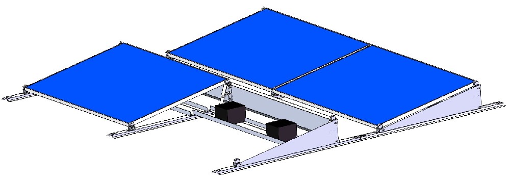 Ballasted Flat Roof Mounting Landscape